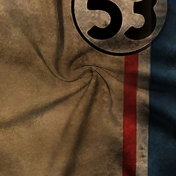 Men's Boho Striped T-Shirt - Breathable, Stretch Polyester, Regular Fit Crew - Picture 4 of 5